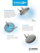 Moen Brushed Nickel Single Function Full Showerhead 