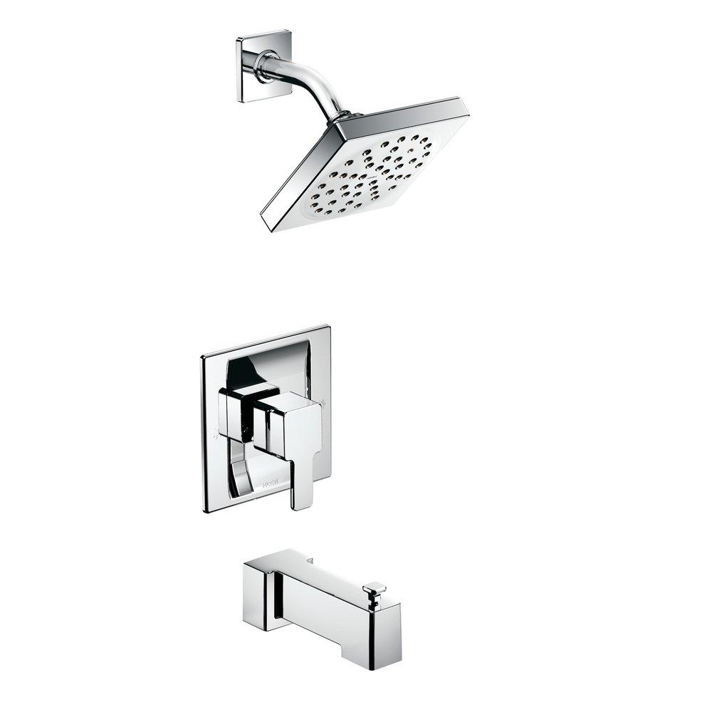 Moen Chrome Single Handle Single Function Bathtub & Shower Faucet (Trim Only) 