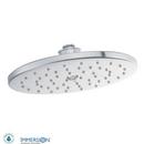 Moen Polished Chrome Single Function Full Showerhead 