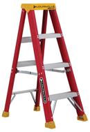 Louisville Ladder Orange 18-13/16 in. Fiberglass Step Ladder 