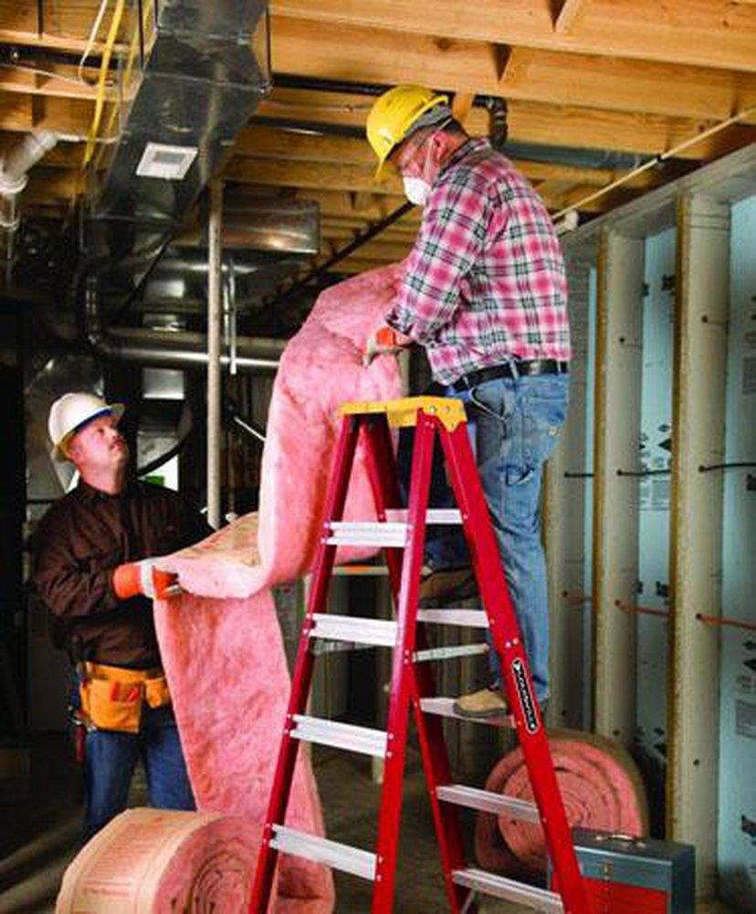 Louisville Ladder Red 24-13/16 in. Fiberglass Step Ladder 