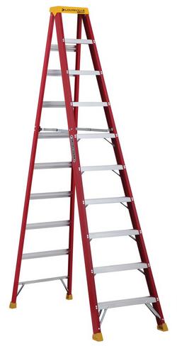 Fiberglass 10 ft. 300 lb. Step Ladder