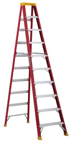 Fiberglass 10 ft. 300 lb. Step Ladder