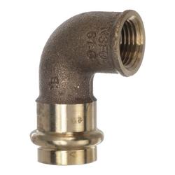3/4 x 1/2 in. Press x FNPT Bronze 90 Degree Elbow