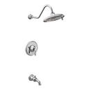 Single Handle Dual Function Bathtub & Shower Faucet in Polished Chrome (Trim Only)