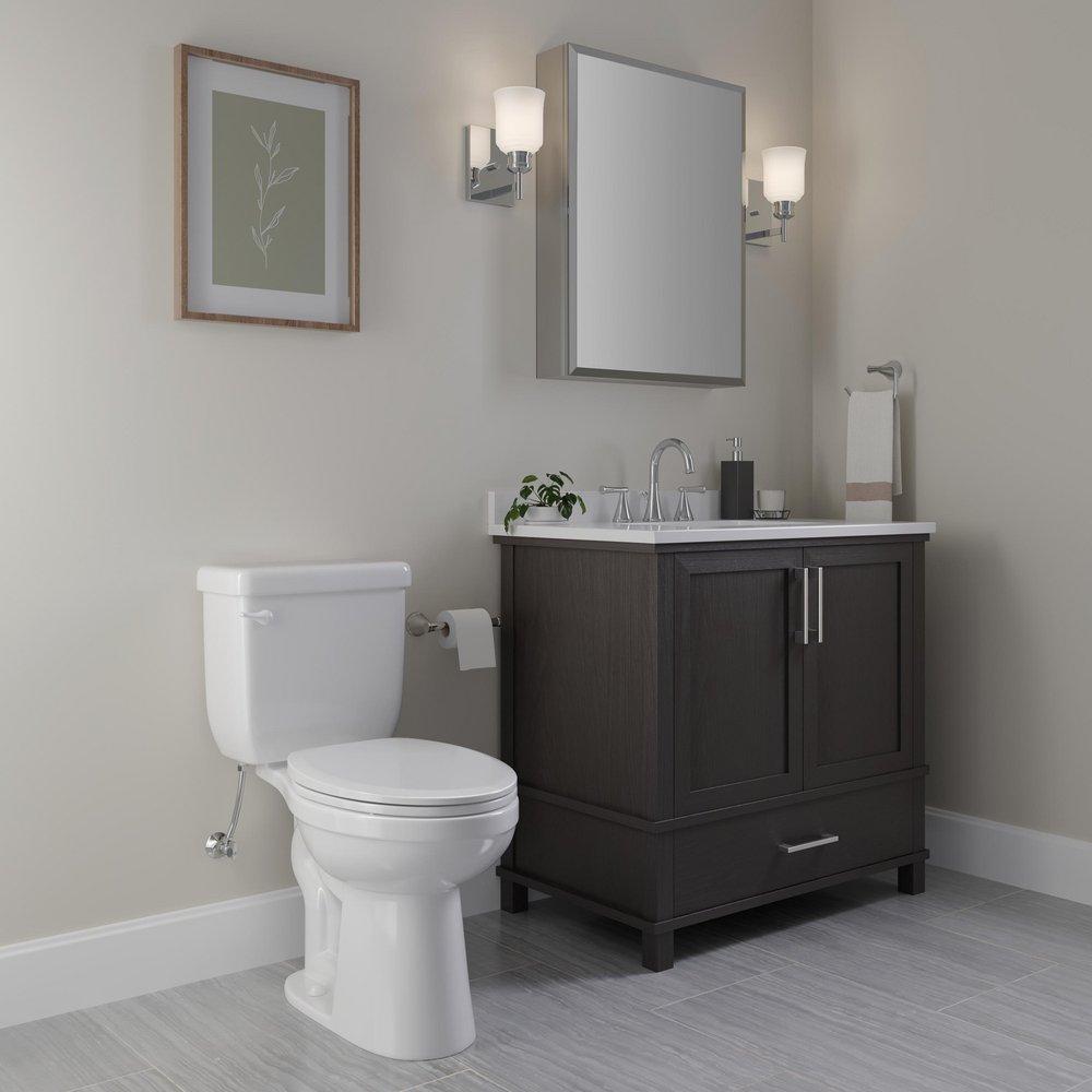 PROFLO&reg; White 1.28 gpf Tank Toilet 
