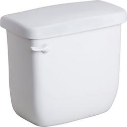 1.28 gpf Single Flush Toilet Tank with Left-Hand Trip Lever in White