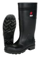 MCR Safety Black 15 in. Plastic Boots with Steel Toe in Black 