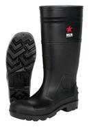 MCR Safety Black 15 in. Plastic Boots with Steel Toe in Black 