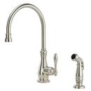 Pfister Stainless Steel 2.2 gpm Single Lever Handle Deckmount Kitchen Sink Faucet High Arc Spout IPS Connection 