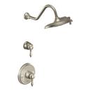 2.5 gpm Thermostatic Shower Trim with Double Lever Handle in Brushed Nickel