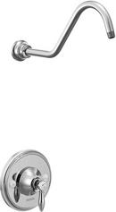 Shower Trim Kit with Single Lever Handle in Polished Chrome