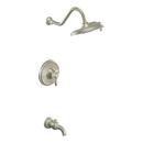 Moen Brushed Nickel Single Handle Multi Function Bathtub & Shower Faucet (Trim Only) 