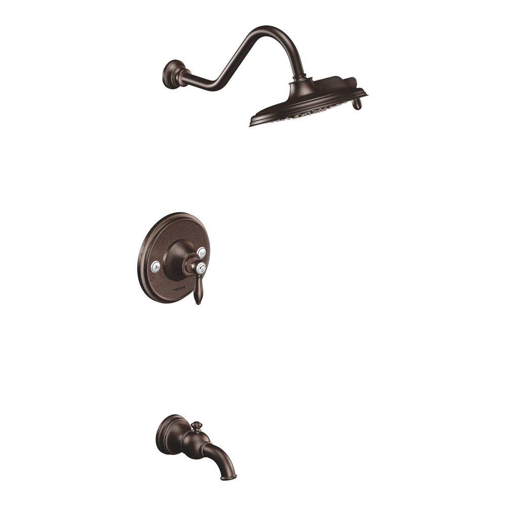 Moen Oil Rubbed Bronze Single Handle Multi Function Bathtub & Shower Faucet (Trim Only) 