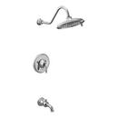 Single Handle Multi Function Bathtub & Shower Faucet in Polished Chrome (Trim Only)