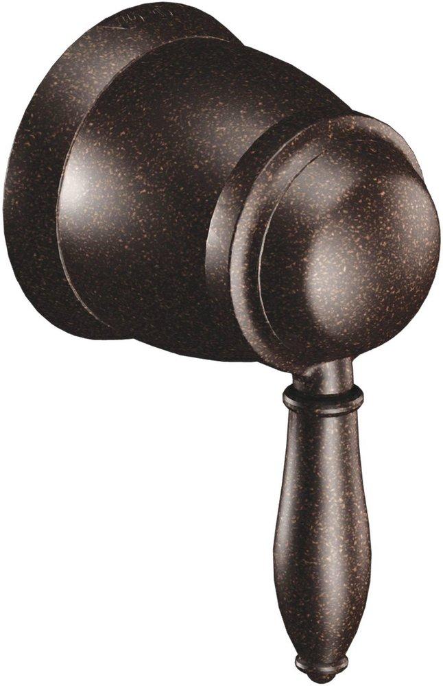 Moen Oil Rubbed Bronze 1-Function Flow Valve Trim Only with Single Lever Handle 