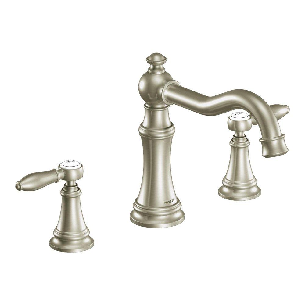 Moen Brushed Nickel Two Handle Roman Tub Faucet Trim Only 