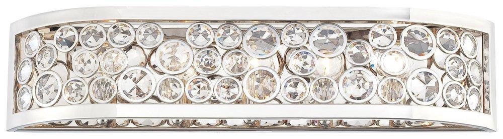 Metropolitan Polished Nickel 5-Light Bath and Vanity Light 