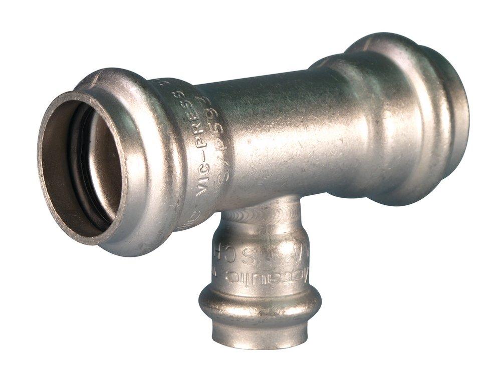 Victaulic Press 304L Stainless Steel Reducing Tee 