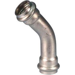 1-1/2 x 1-1/2 x 1/2 in. Press Fit 304L Stainless Steel Reducing Tee