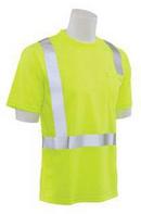 ERB Safety Hi-Viz Lime Short Sleeve Class 2 Safety Mesh T-Shirt in Hi-Viz Lime 