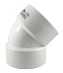 IPEX USA Hub Straight PVC Gas Vent 45 Degree Elbow 