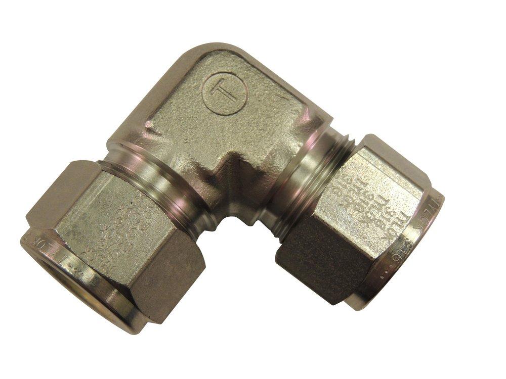 Tylok OD Tube x MNPT Stainless Steel Reducing Double Connector 