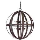 Troy-CSL Lighting Weathered Iron 60W 6-Light Pendant 