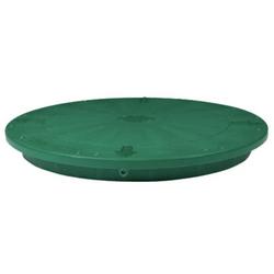 Green 24" Diameter Flat Septic Riser Lid