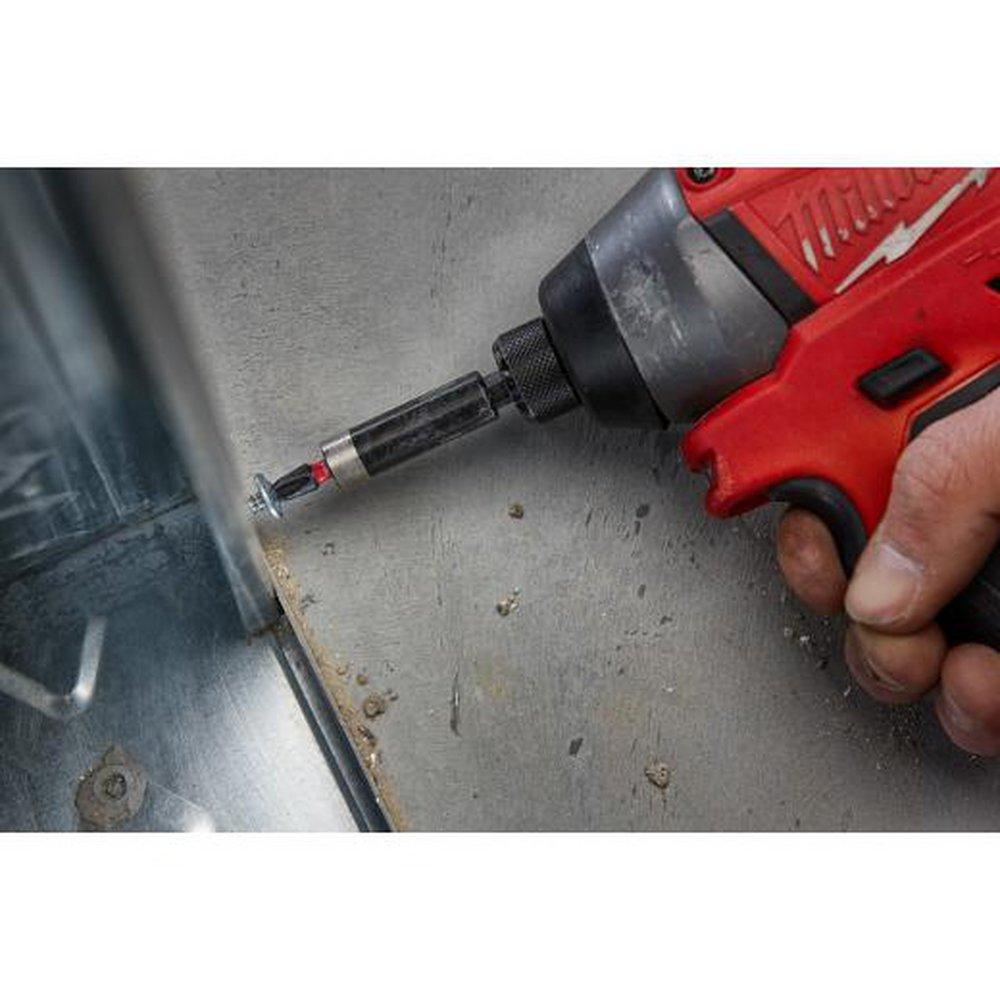 Milwaukee&reg; Silver #2. x 1/4 in. Hex Phillips 25 Piece 