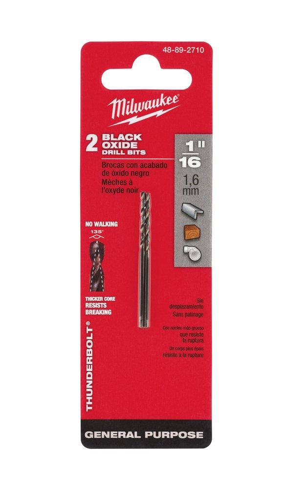 Milwaukee&reg; Silver 3-Flat Jobber 2 Piece 