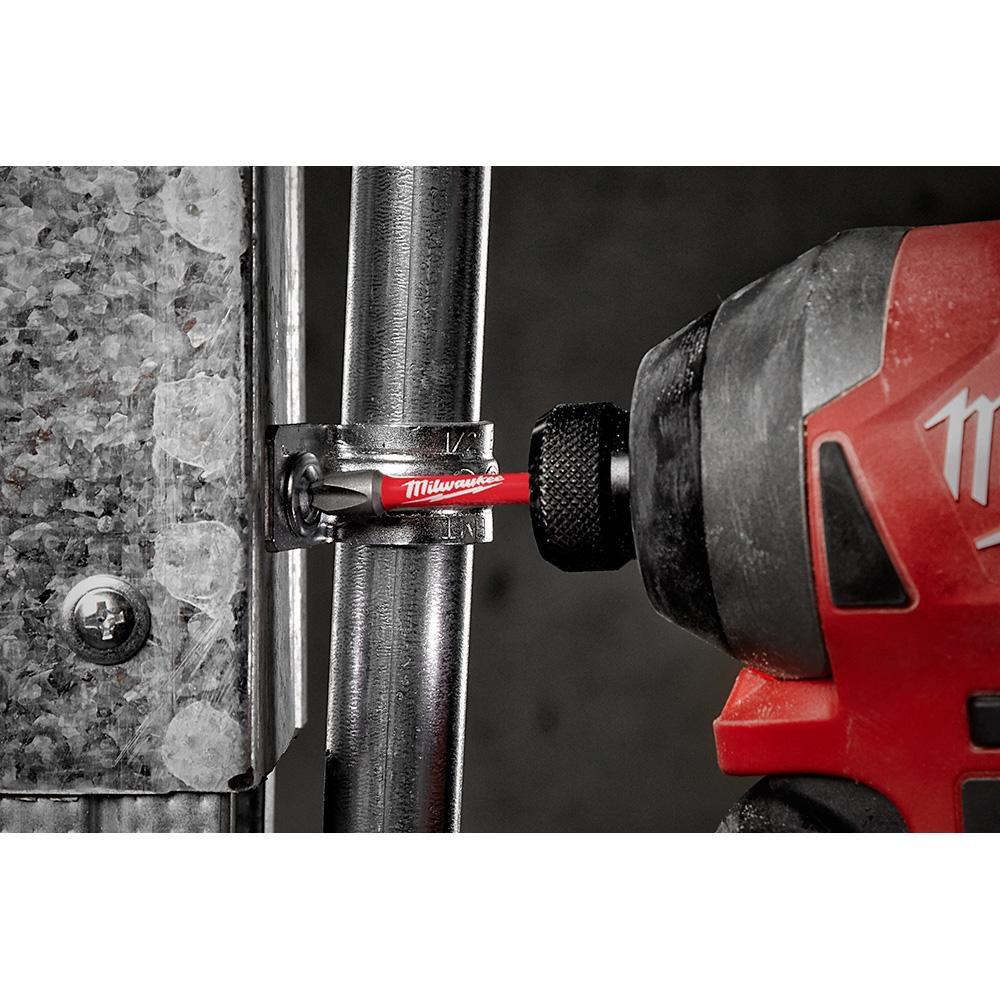 Milwaukee&reg; Silver Phillips Recess Power Bit 5 Pack 