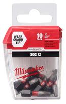 Milwaukee&reg; Silver 1/4 x 1/4 in. Hex Driver 10 Piece 