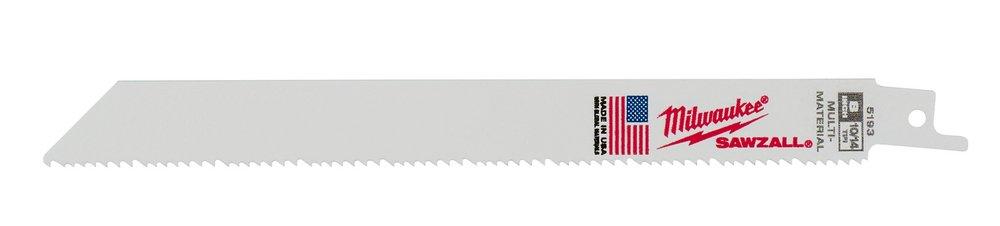 Milwaukee&reg; Silver Reciprocating Saw Blade 