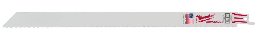 Milwaukee&reg; Red 18 TPI Reciprocating Saw Blade 