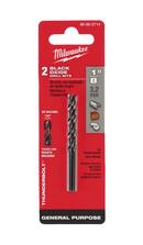 Milwaukee® Silver 1/8 x 1/8 in. 3-Flat Jobber 2 Piece 