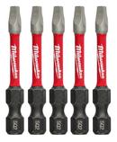 Milwaukee&reg; Silver 1/4 x 1/4 in. Hex Driver 5 Piece 