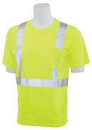 ERB Safety Hi-Viz Lime Resuable T-Shirt in Lime 