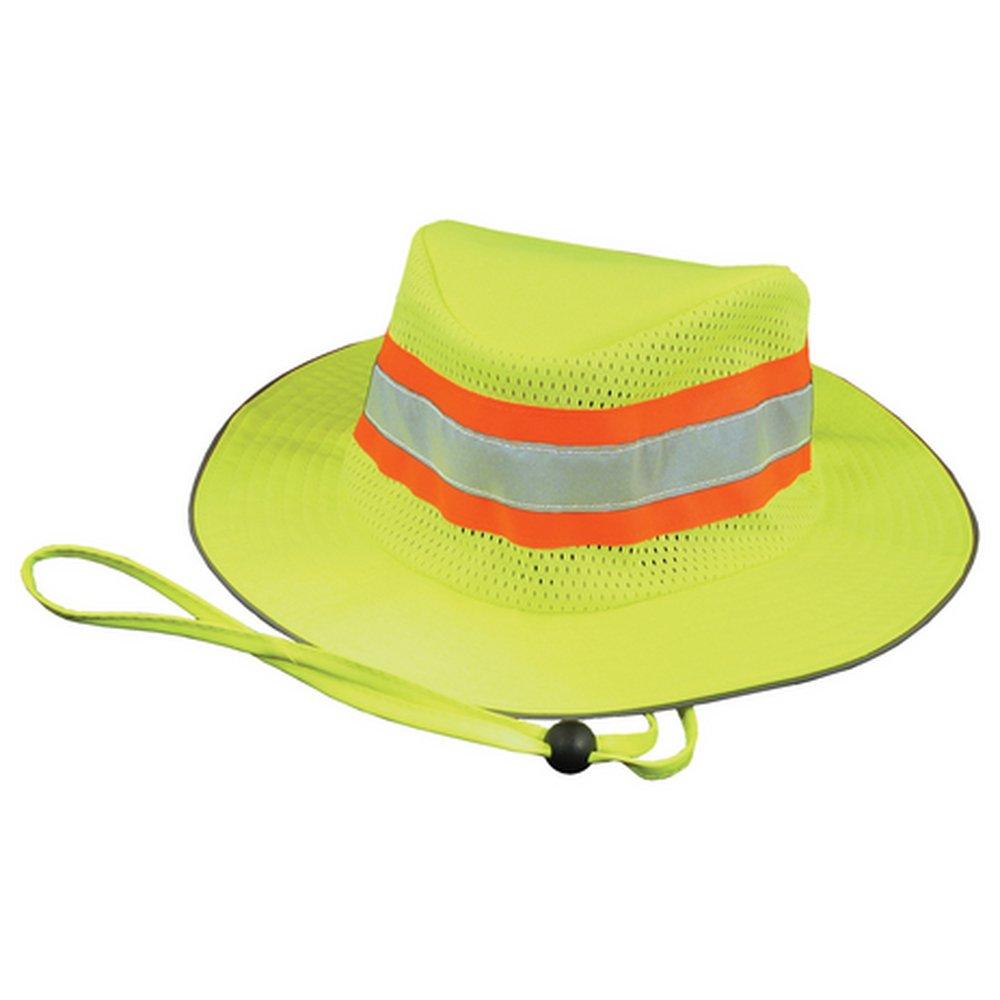 DeltaPlus Hi-Viz Lime One Size Fits Most 300D and Oxford Polyester Reusable Boonie Hat 