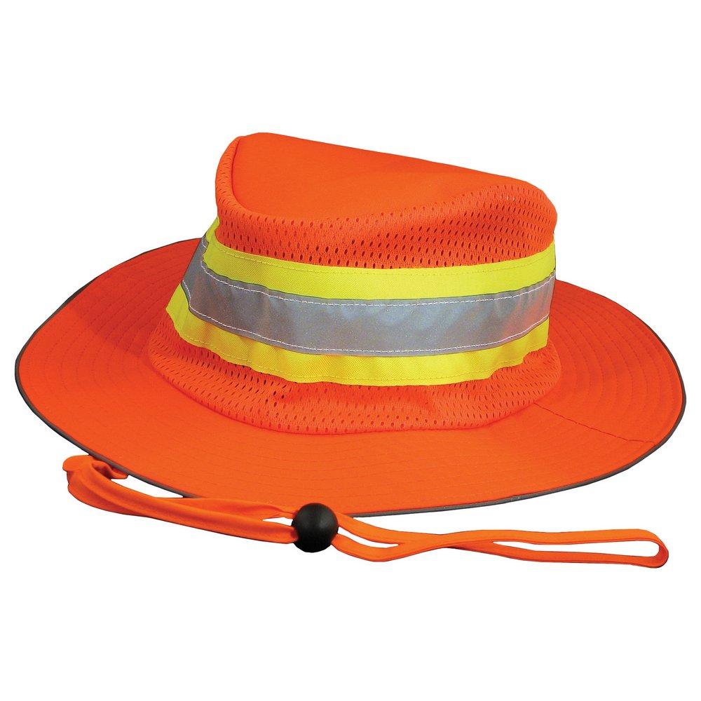 DeltaPlus Hi-Viz Orange One Size Fits Most 300D and Oxford Polyester Reusable Boonie Hat 