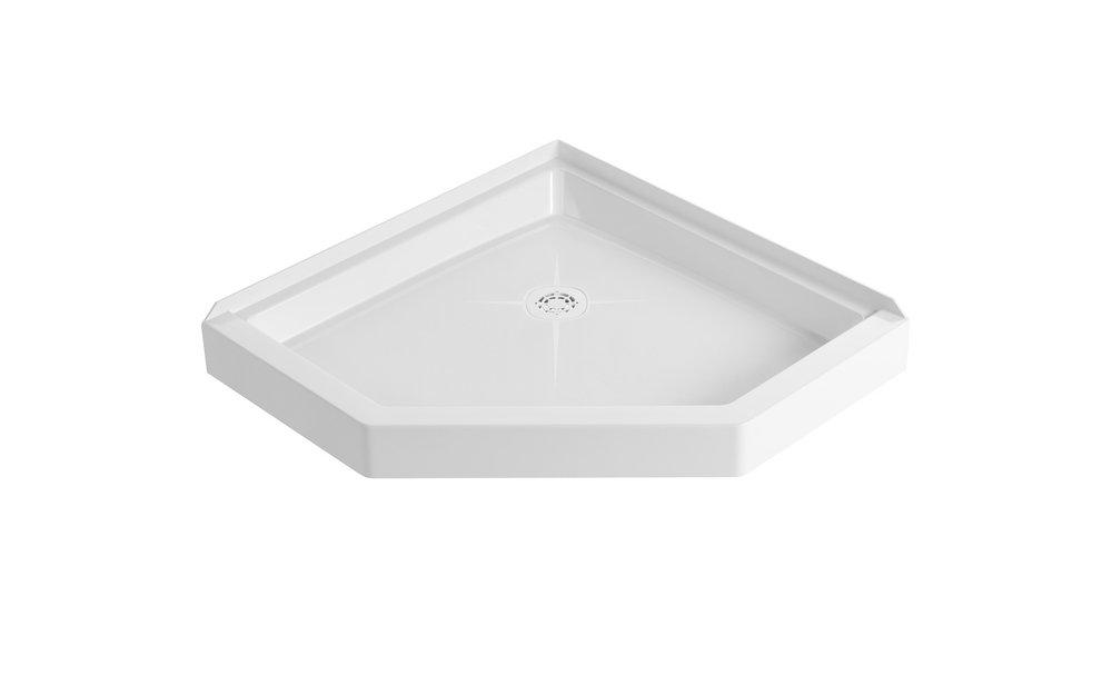 PROFLO® White 36 x 36 in. Square Shower Base 