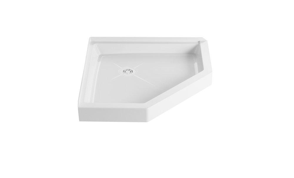 PROFLO® White 36 x 36 in. Square Shower Base 