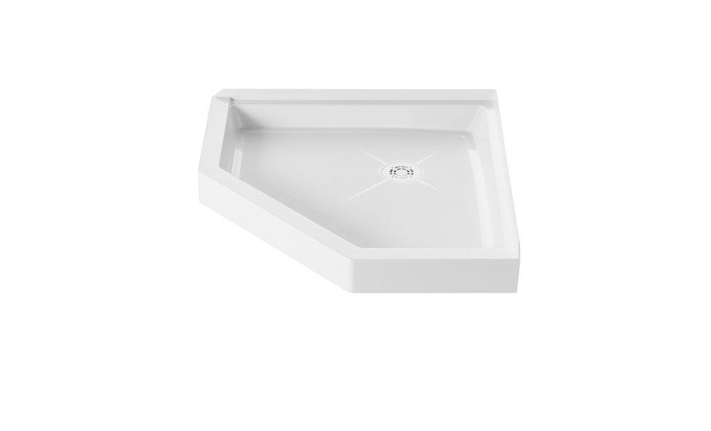 PROFLO® White 36 x 36 in. Square Shower Base 