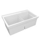 PROFLO&reg; White Double Laundry Sink 