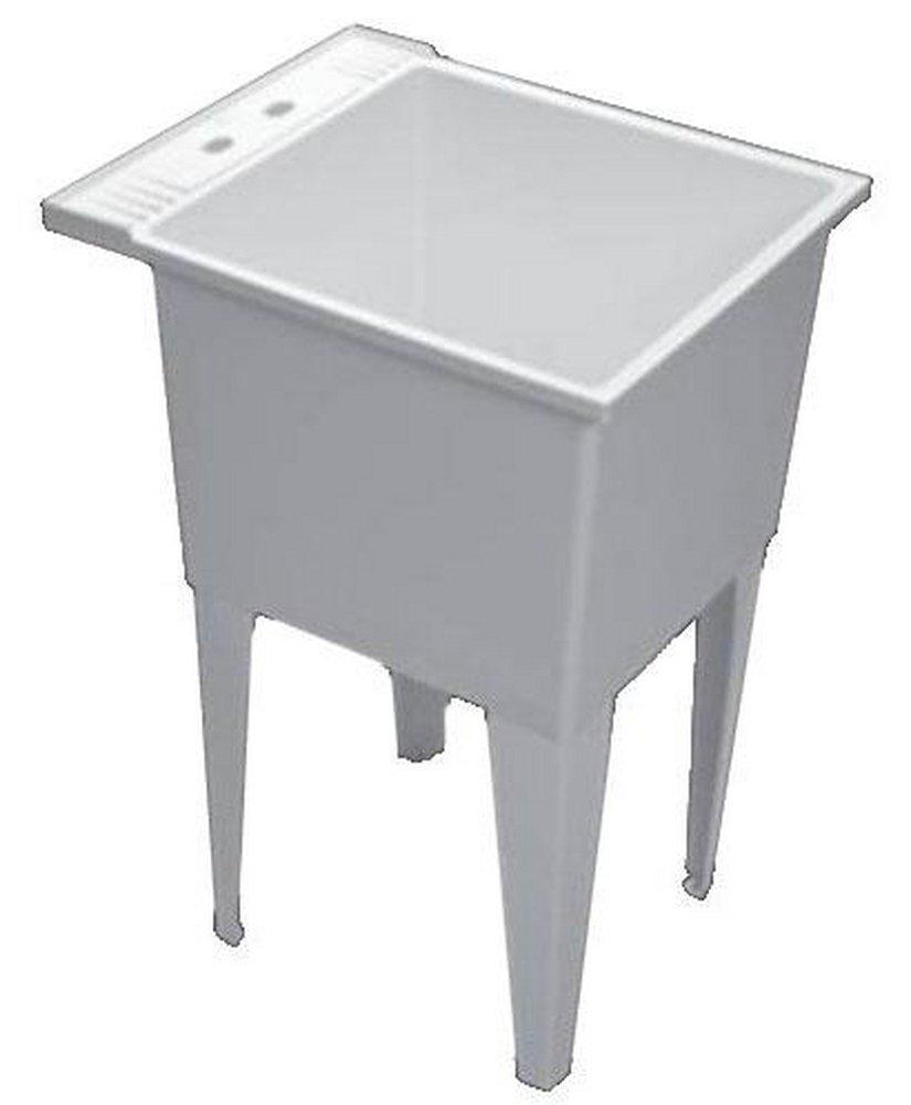 PROFLO® 20 x 24 in. Floor Mount Laundry Sink in White Ferguson