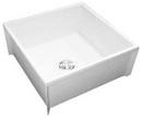 24 x 24 in. Mop Basin in White with PVC Strainer
