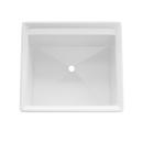 24-1/2 x 22 in. Self-rimming Laundry Sink in White