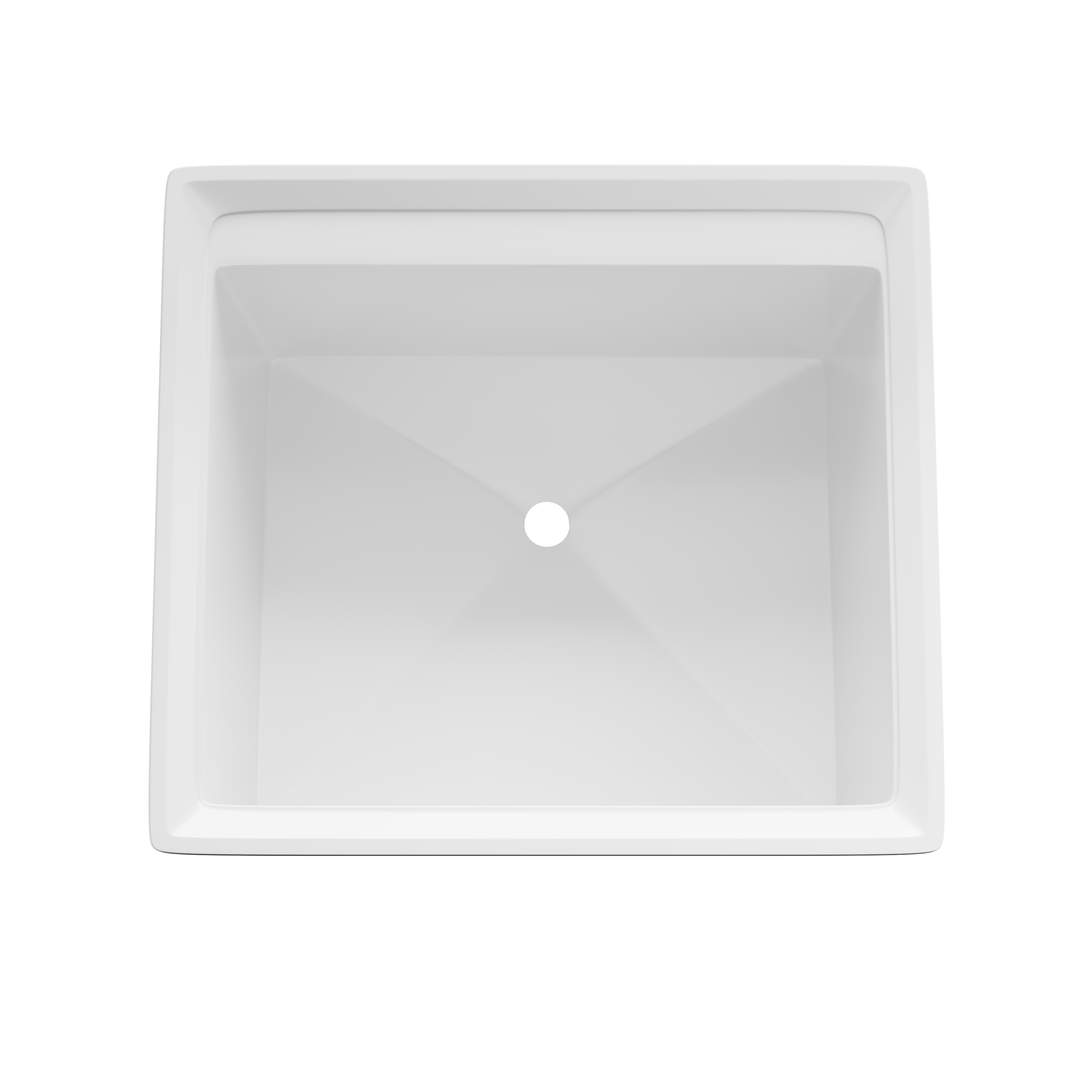 PROFLO&reg; White 22 x 25 in. Drop-In Countertop Laundry Sink 