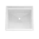 PROFLO&reg; White 22 x 25 in. Drop-In Countertop Laundry Sink 