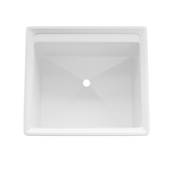 24-1/2 x 22 in. Drop-In Laundry Sink in White